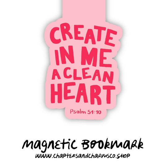 Clean heart | Magnetic Bookmark